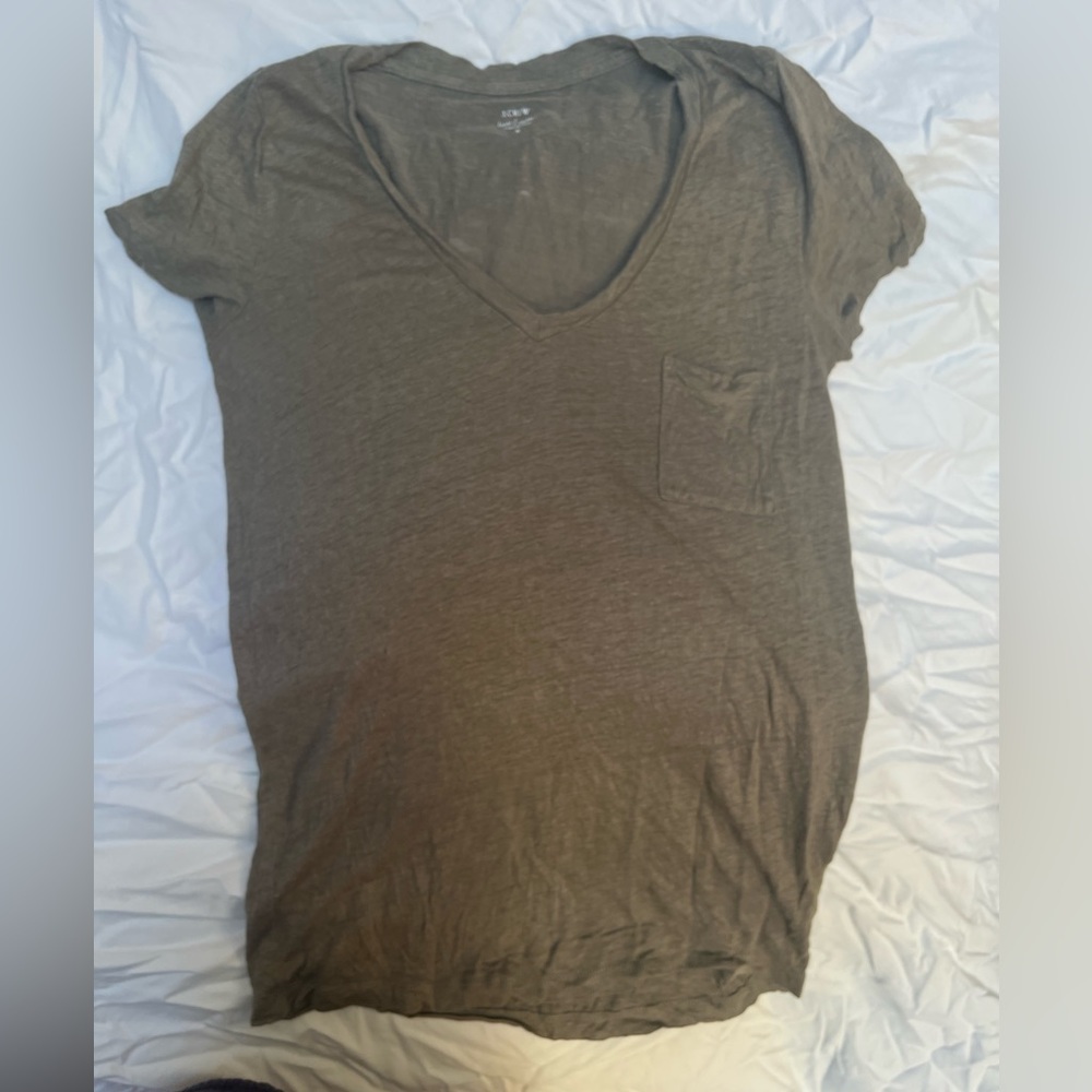 J CREW Linen Top